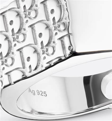 dior ring womens silver